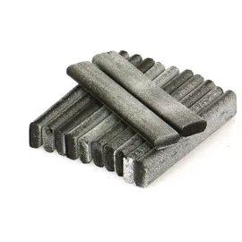 Basic Nature Holzkohlestäbchen 12 Stück grau