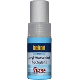 belton Free AQUAcolours Lackstift RAL 9010 Reinweiß hochglänzend 9 ml