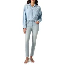 Levi's 721 High Rise Skinny aus leichtem Bleached Denim W27 / L30