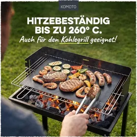 KOMOTO Grillmatte 50 x 40 cm antihaftbeschichtet