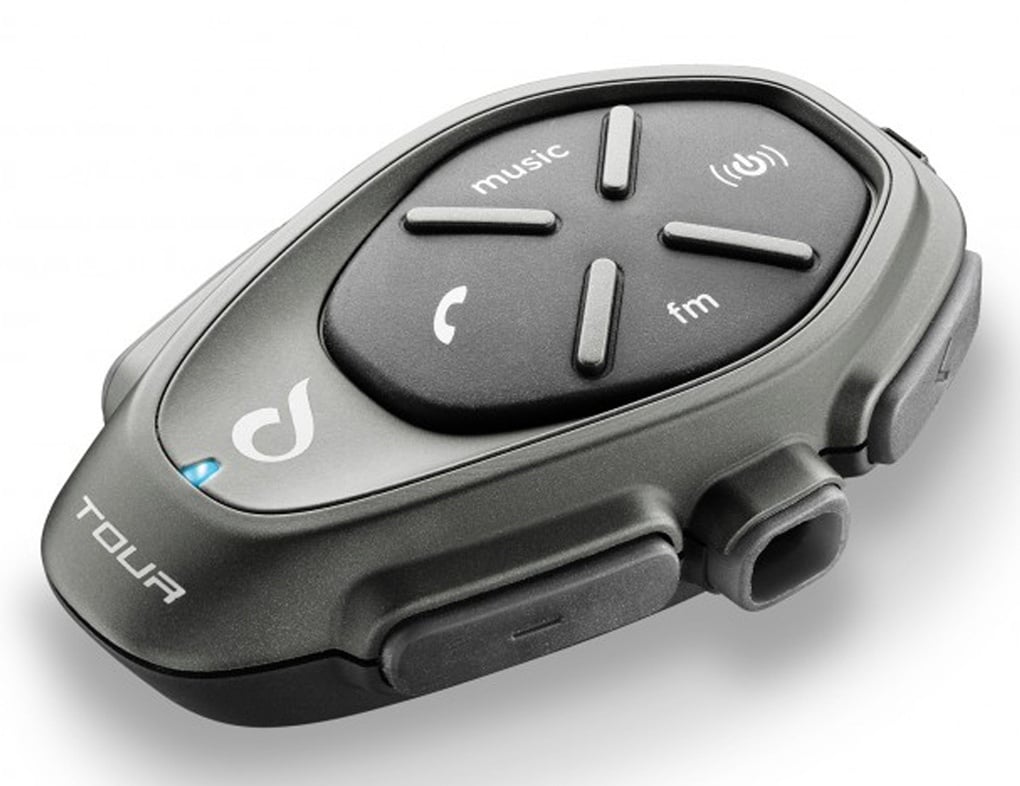 Interphone Tour Bluetooth Kommunikationssystem Einzelset, schwarz