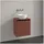 Villeroy & Boch Collaro Waschtischunterschrank C149B0AH 50x54,8x38cm, Waschtisch mittig, LED-Beleuchtung 3,4 W, wine red