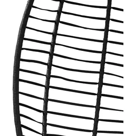 Svita BELLY Hängesessel mit Gestell klappbar Hängestuhl Hängesitz Hängekorb Schwarz