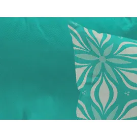 ADAM Audio Kissenbezug Retro Floret 40 x 60 cm Blau/Grün