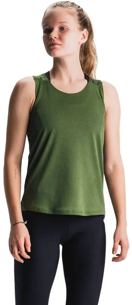 Fusion Damen Run Singlet grün