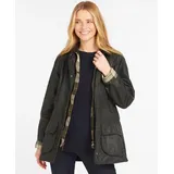 BARBOUR für Damen. LWX0667 Gewachste Beadnell-Jacke schwarz S