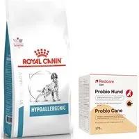 Royal Canin Veterinary Diet Hypoallergenic Chien + Redcare Vet Probio pour chien Aliment 1 pc(s)