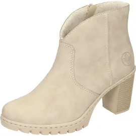 Rieker Damen Klassische Stiefeletten Y2553, Frauen Stiefeletten,Stiefel,Bootee,Booties,halbstiefel,Kurzstiefel,beige (60),42 EU / 8 UK