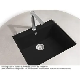 Schock Nemo N-100 Unterbau nero + Excenterbetätigung