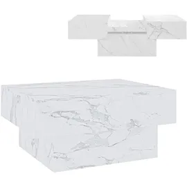 [en.casa] Lens Weiß MDF 80 x 60 x 36 cm