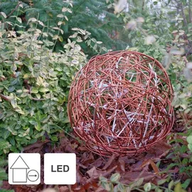 Best Season Led-3d-kugel 'galax Fun', Ockergelb, Alu, 30 cm
