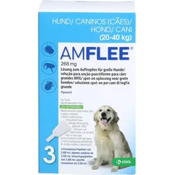 AMFLEE 268 mg Spot-on Lsg.f.große Hunde 20-40kg 3 St.