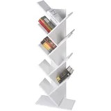 ML-Design Aktenregal 50x25x140 cm Weiß