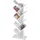 ML-Design Aktenregal 50x25x140 cm Weiß