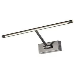 Azzardo AZ2647 LED Wandleuchte Spiegelleuchte Monalisa 46 1x8W | 275Lm | 3000K | IP20 - schwarz chrom