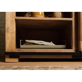 Massivmoebel24 Regal 100 x 45 x 175 cm Beige