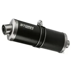 Storm Steel Black Oval Endschalldämpfer