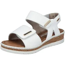 Rieker Plateau-Sandaletten Damen Weiß 40