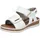 Rieker Plateau-Sandaletten Damen Weiß 40