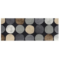 Salonloewe Fußmatte waschbar Dots Pattern City chic 75x190 cm Läufer Flur-Teppich Eingangs-Matte Design
