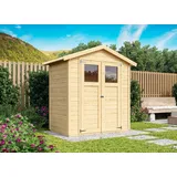 Gartenhaus Holz 14mm Gerätehaus Geräteschuppen Alisha A inkl. Dacheindeckung