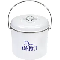 Gräwe Komposteimer Metall weiß
