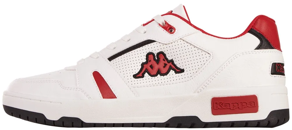 Kappa Sneaker, - in großen Größen, Gr. 47, white-red, , 99391711-47