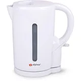 Alpina 8711252185378 1,7 Liter-2200 Watt-Schnurloser Wasserkocher-Trockengehschutz-Weiß, Kunststoff, 1 Liter