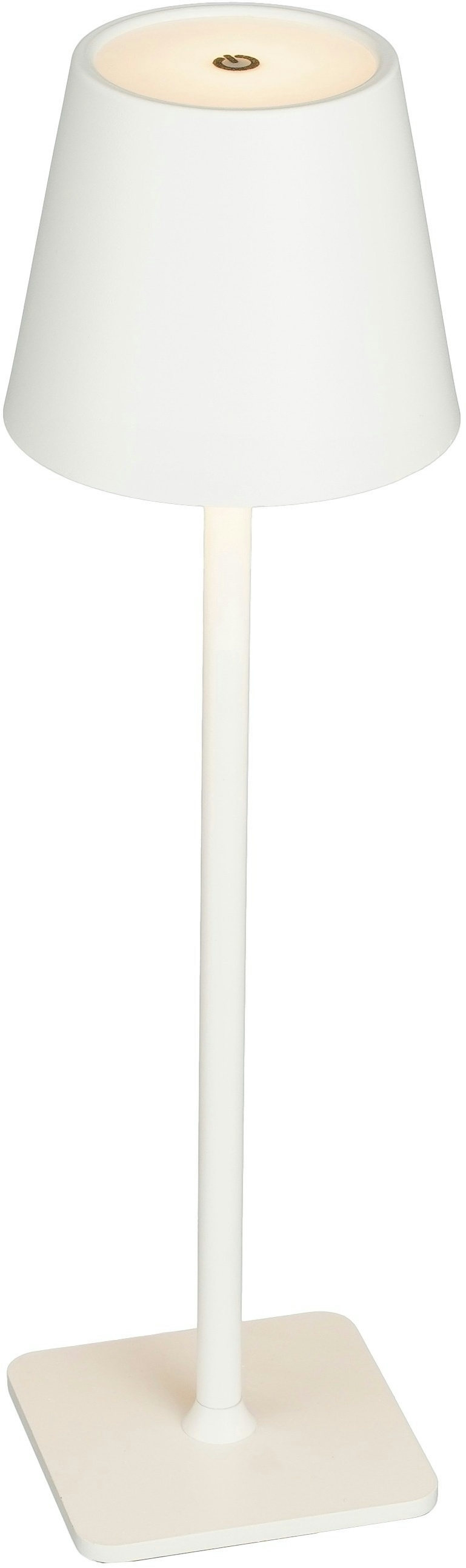 Luca Lighting Tischlampe weiss multicolour led - h38xd10,5cm
