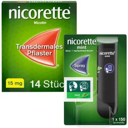 Nicorette Pfl. & Nicorette mint Spr. Set 1 Set