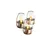 Westfalia Solar Teelichter 3er Set Glas 3er-Pack Silber