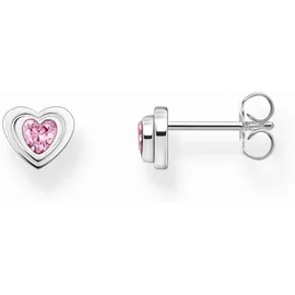 Thomas Sabo Ohrstecker Herz pink H2271-643-9 Silber