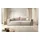Selsey Schlafcouch Kunstleder 3-Sitzer Beige