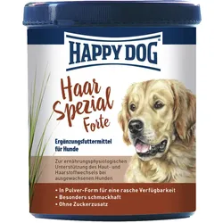 HAPPY DOG Spezialitäten HaarSpezial 200 Gramm Nahrungsergänzung für Hunde