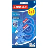 TIPP-EX Korrekturroller Easy Correct zum seitlichen Korrigieren, 12m x 4.2mm, 3er Pack, Ideal für das Büro, das Home Office oder die Schule