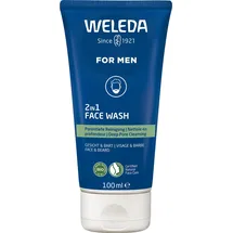 Weleda For Men 2v1 Reinigungsgel für Gesicht und Bart 100 ml