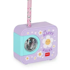 Legami Elektrischer Anspitzer Daisy lila 7,9 x 6,9 x 2,9 cm