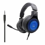 ewent PL3322 Kabelgebunden, Gaming, Headset Schwarz, Blau