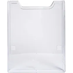 Exacompta 64358D 10x Einzelelement A4 für Prospekthalter, vertikal, Exacryl - Kristall