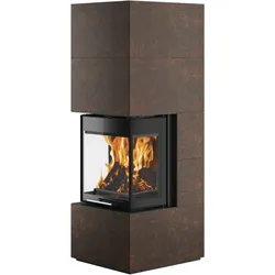 Kaminbausatz ORANIER "Club Tre", braun (schwarz), Kaminöfen