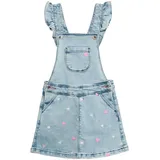 S.Oliver Latzrock aus Denim mit Stickerei blau 134 - 134
