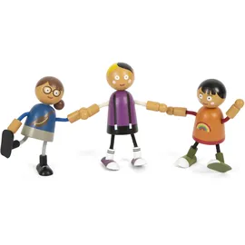 Small Foot Company Biegepuppen-Familie mit Baby