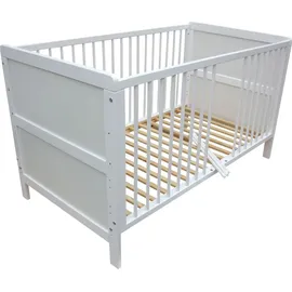 Micoland Kinderbett Juniorbett Beistellbett 3in1 weiß