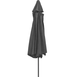 vidaXL Sonnenschirm mit Metall-Mast Ø 400 cm anthrazit