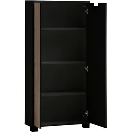 Schildmeyer Highboard Ryker 59,8 x 19,5 x 124 cm Schwarz
