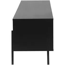 Beliani Blackpool TV-Lowboard 177 x 46 x 40 cm Braun/Schwarz Holzwerkstoff