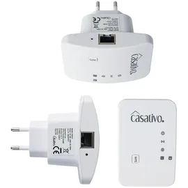 casativo Mini-WLAN-Repeater 300 Mbit/s weiß