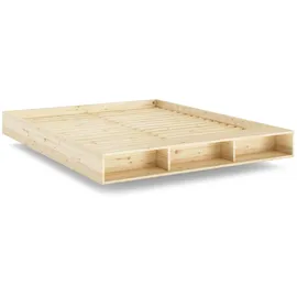 Karup Design Merge Bett, 180 x 200 cm, Kiefer natur