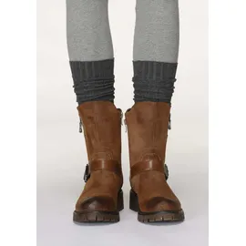 LAVANA Stulpensocken 3 Paar Grau/Schwarz Einheitsgröße