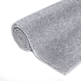 Bruno Banani Hochflor-Teppich BRUNO BANANI "Shaggy Soft" Gr. 1, grau (hellgrau), B:60cm H:30mm L:90cm, Kunstfaser, Teppiche, gewebt, Uni Farben, besonders weich und kuschelig, Kundenliebling